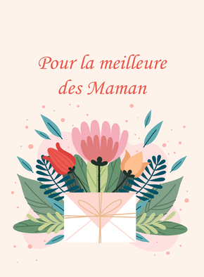 Bouquet floral pour une maman exceptionnelle